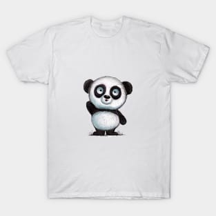 Panda says hi! T-Shirt